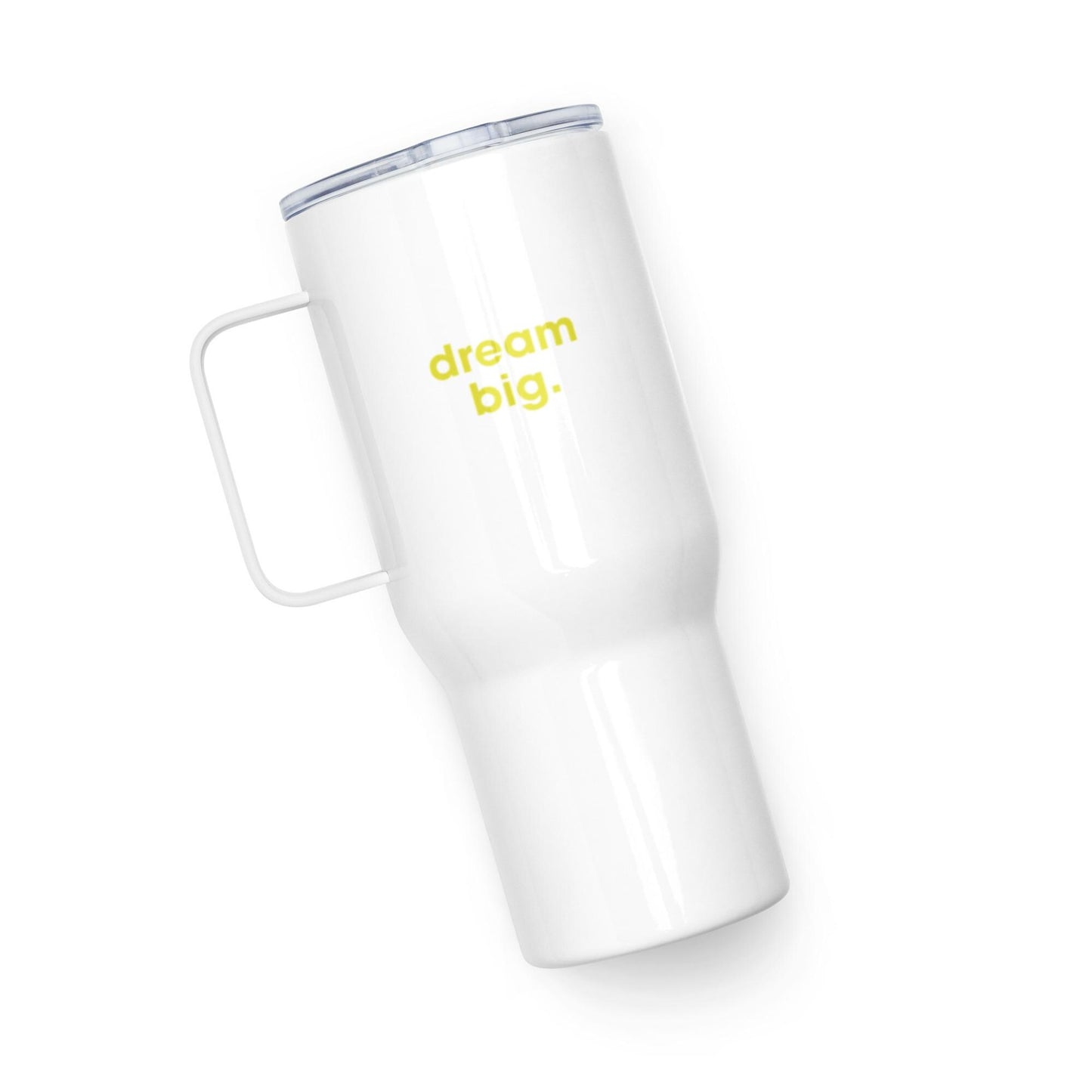 Travel Mug with Handle, Insulated Tumbler for Coffee, Tea, Reusable Cup for Travel, Daily Use